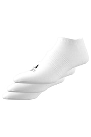 adidas Snow White Thin And Light No-Show Socks 3 Pairs - Image 8 of 10