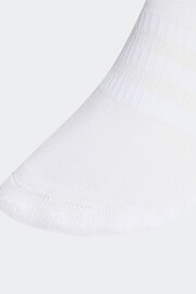 adidas White Cushioned Sportswear Ankle Socks 3 Pack - Image 4 of 4