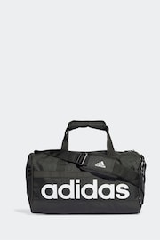 adidas Black Extra Small Essentials Linear Duffel Bag - Image 1 of 5