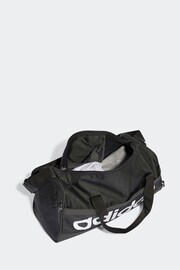 adidas Black Extra Small Essentials Linear Duffel Bag - Image 3 of 5