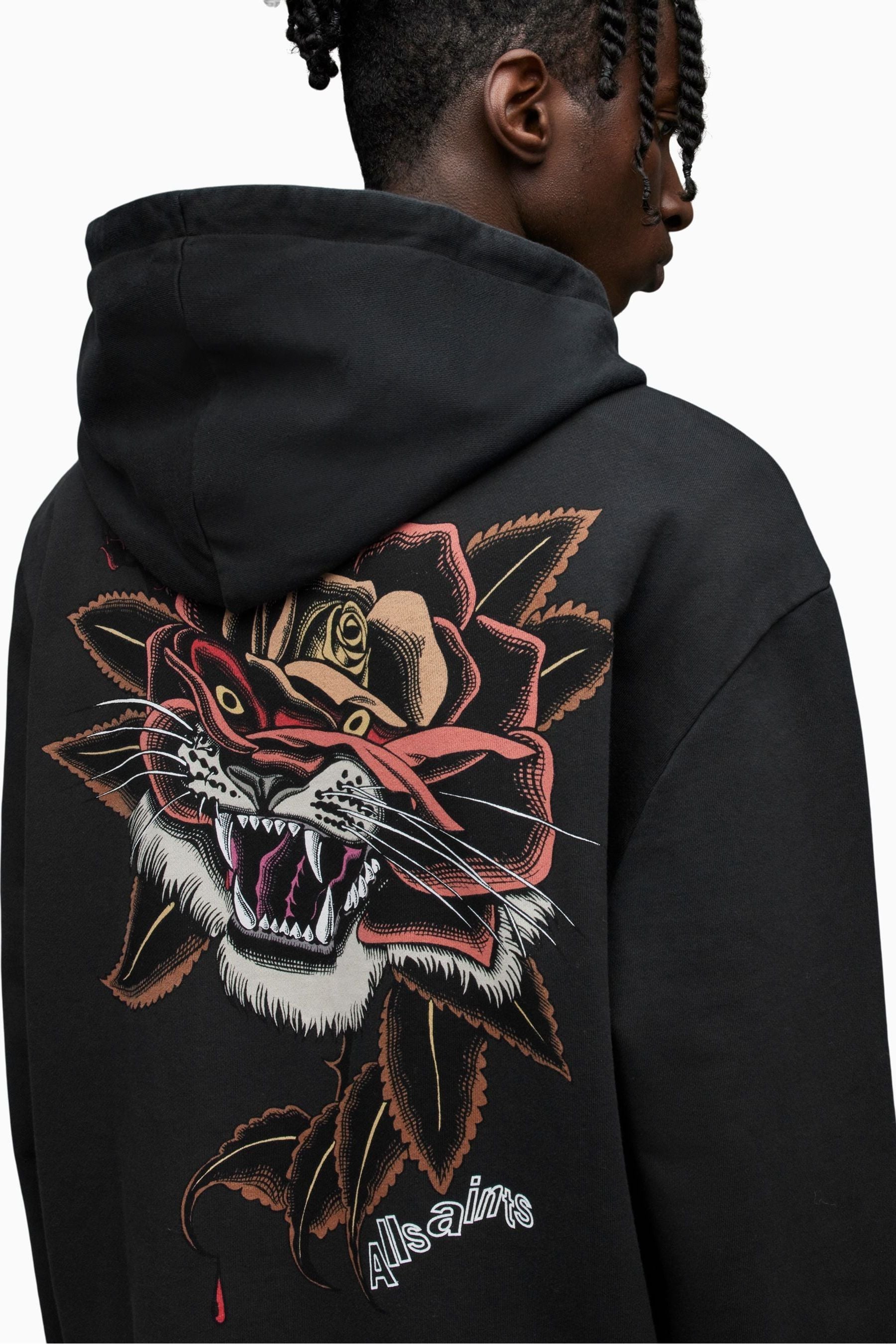 Tiger rose hoodie hot sale