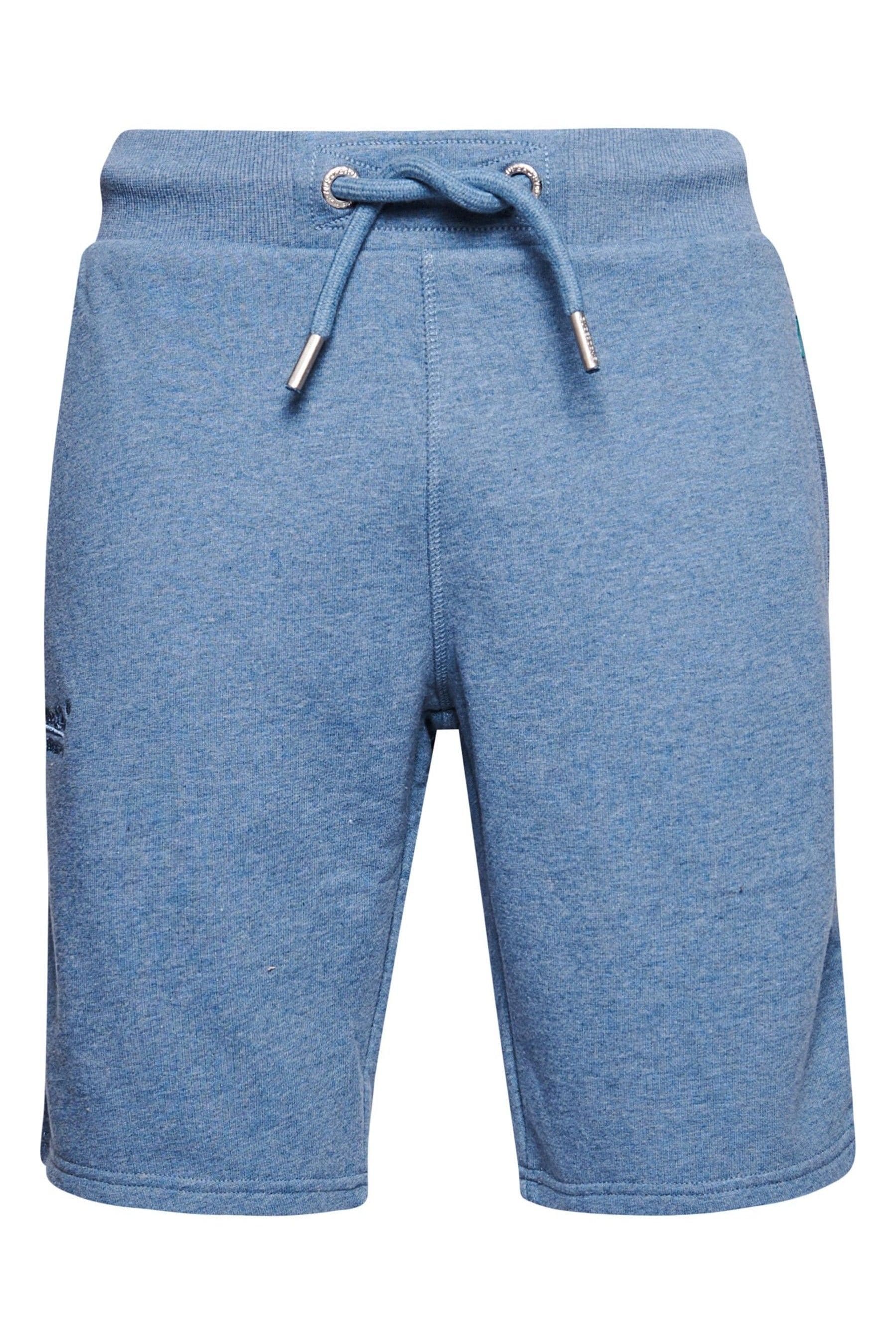 Buy Superdry Dark Blue Vintage Logo Embroidered Jersey Shorts from Next Luxembourg