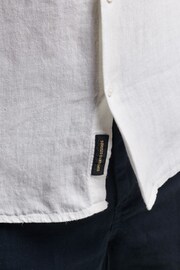 Superdry Optic Studios Casual Linen Short Sleeve Shirt - Image 5 of 9