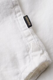 Superdry Optic Studios Casual Linen Short Sleeve Shirt - Image 9 of 9