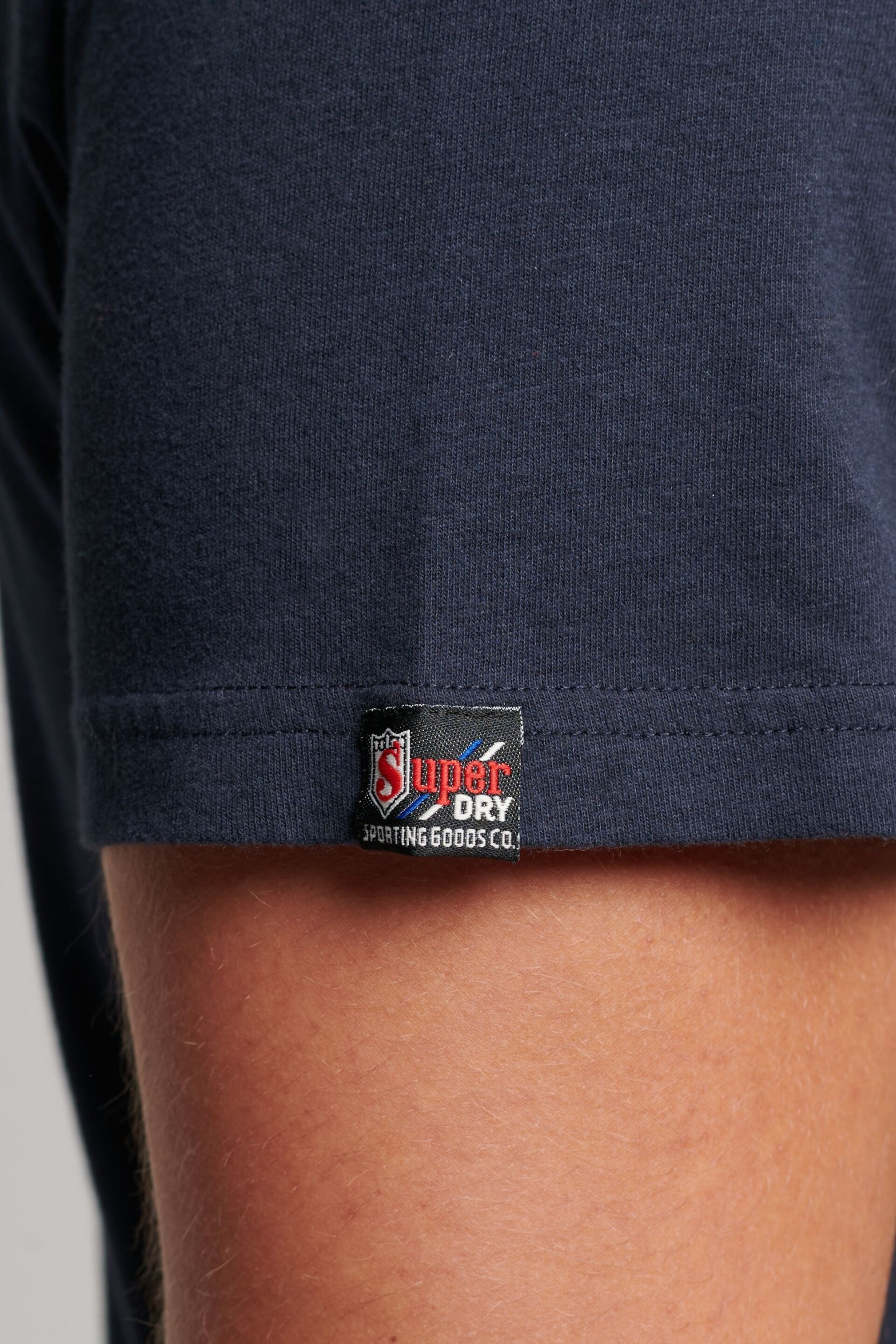 Superdry Blue Vintage Logo Core T-Shirt - Image 4 of 7