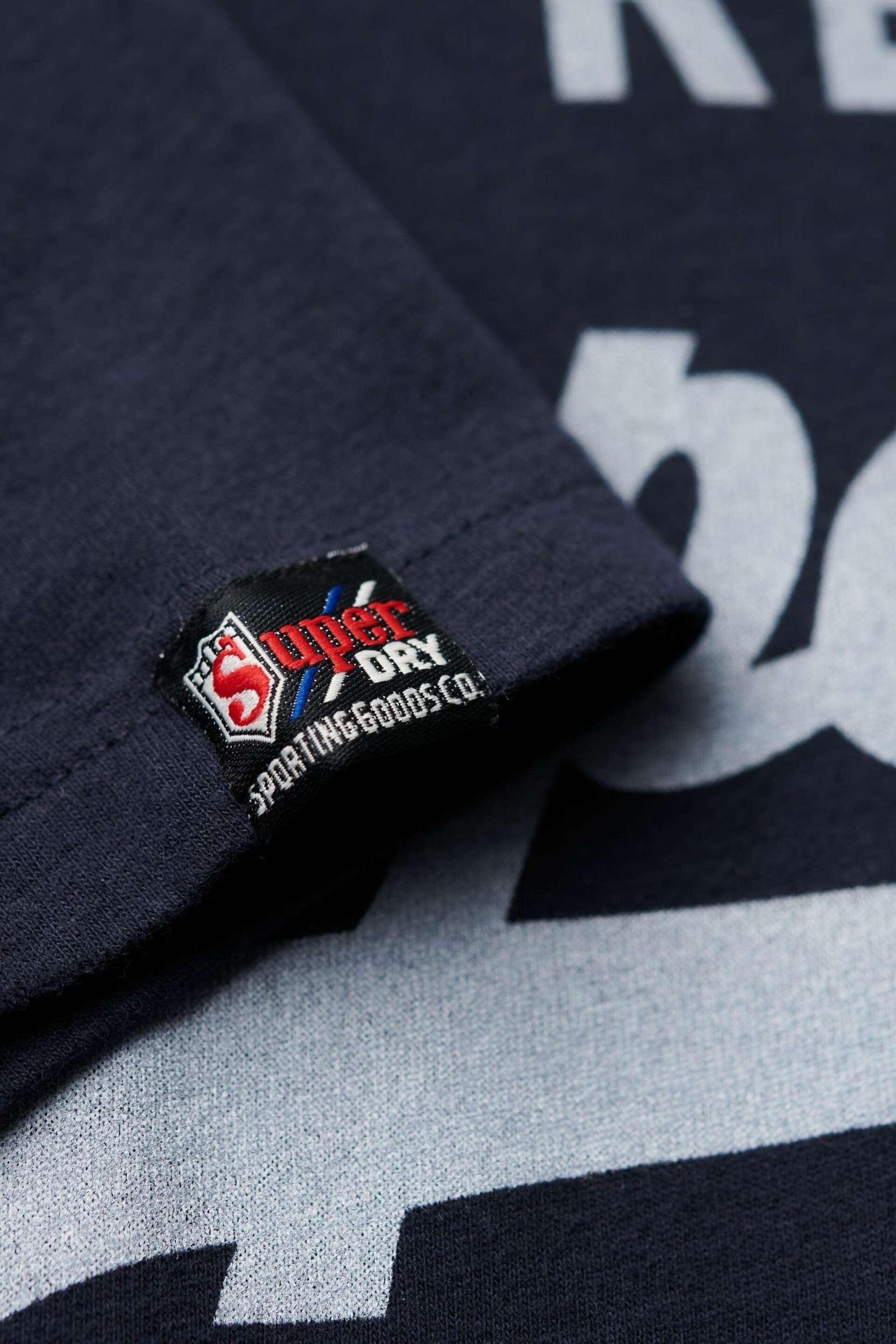 Superdry Blue Vintage Logo Core T-Shirt - Image 6 of 7
