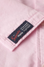 Superdry Pink Cotton Long Sleeved Oxford Shirt - Image 10 of 10