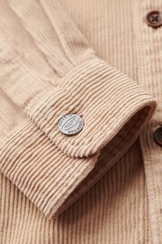 Superdry Brown Vintage Cord Overshirt - Image 5 of 6