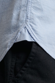 Superdry Blue Vintage Oxford Short Sleeve Shirt - Image 5 of 9