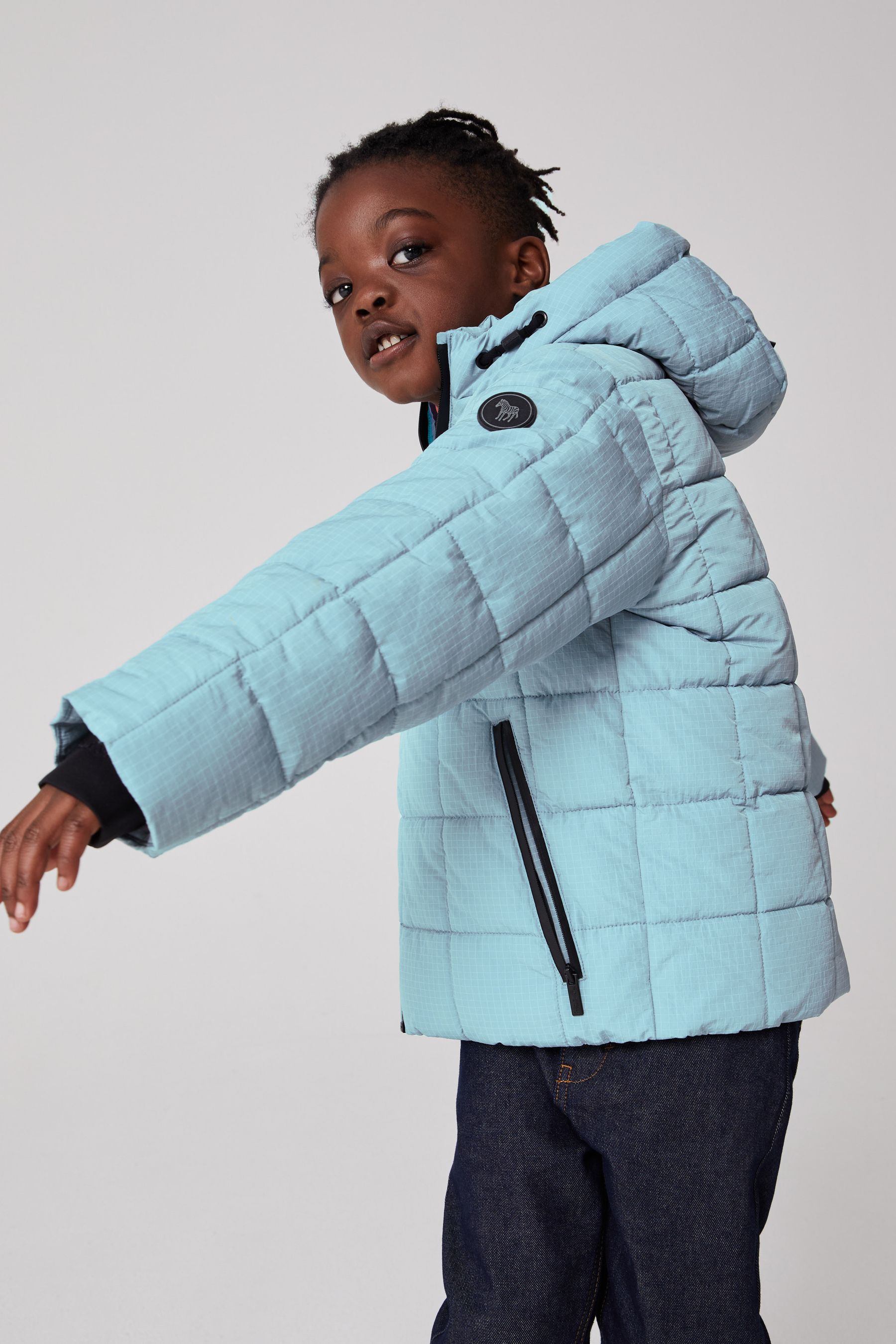 Buy Paul Smith Junior Boys Blue Shower Resistant Ripstop Padded Coat from Next Luxembourg