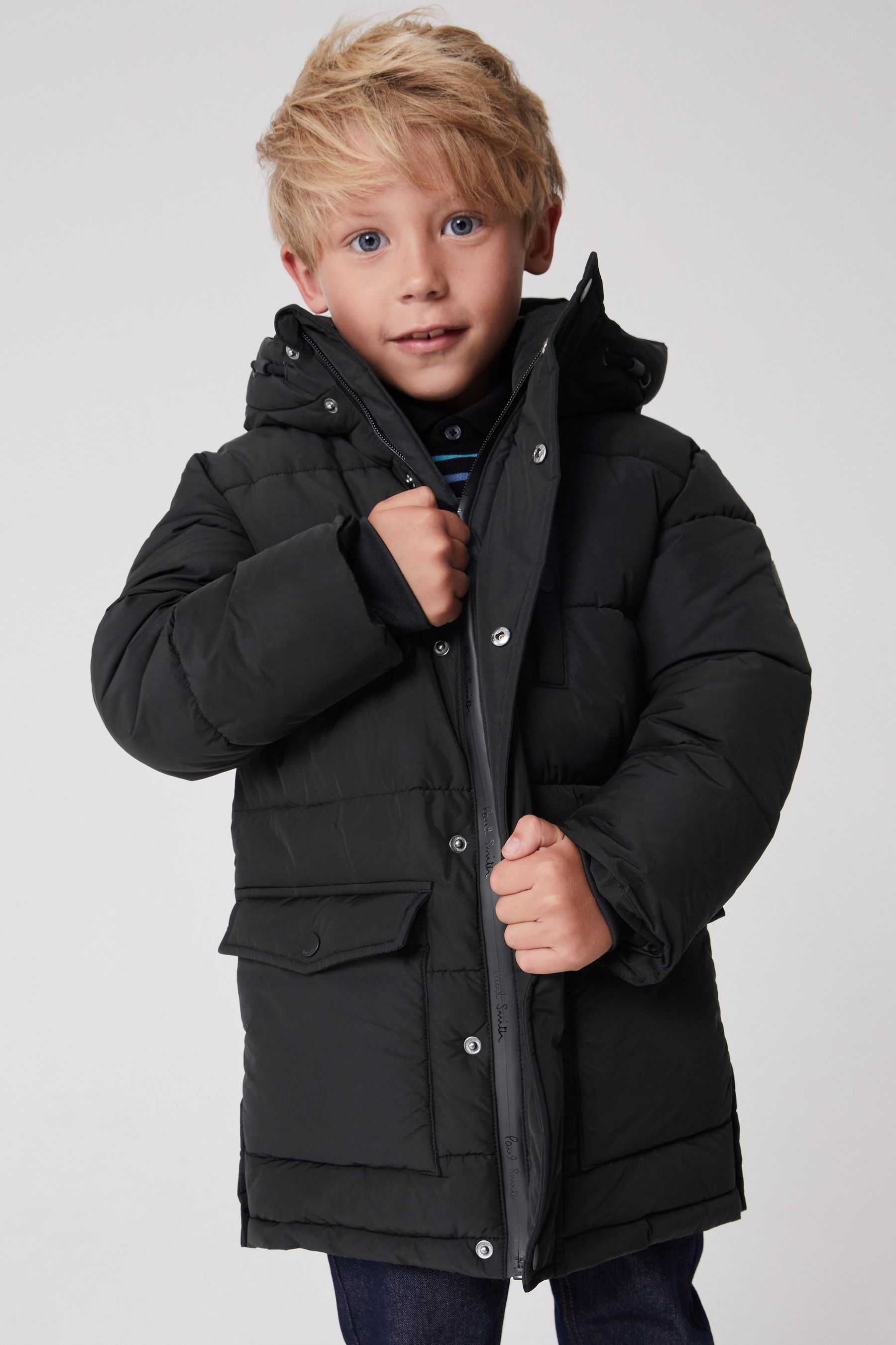 Boys shower resistant jacket top