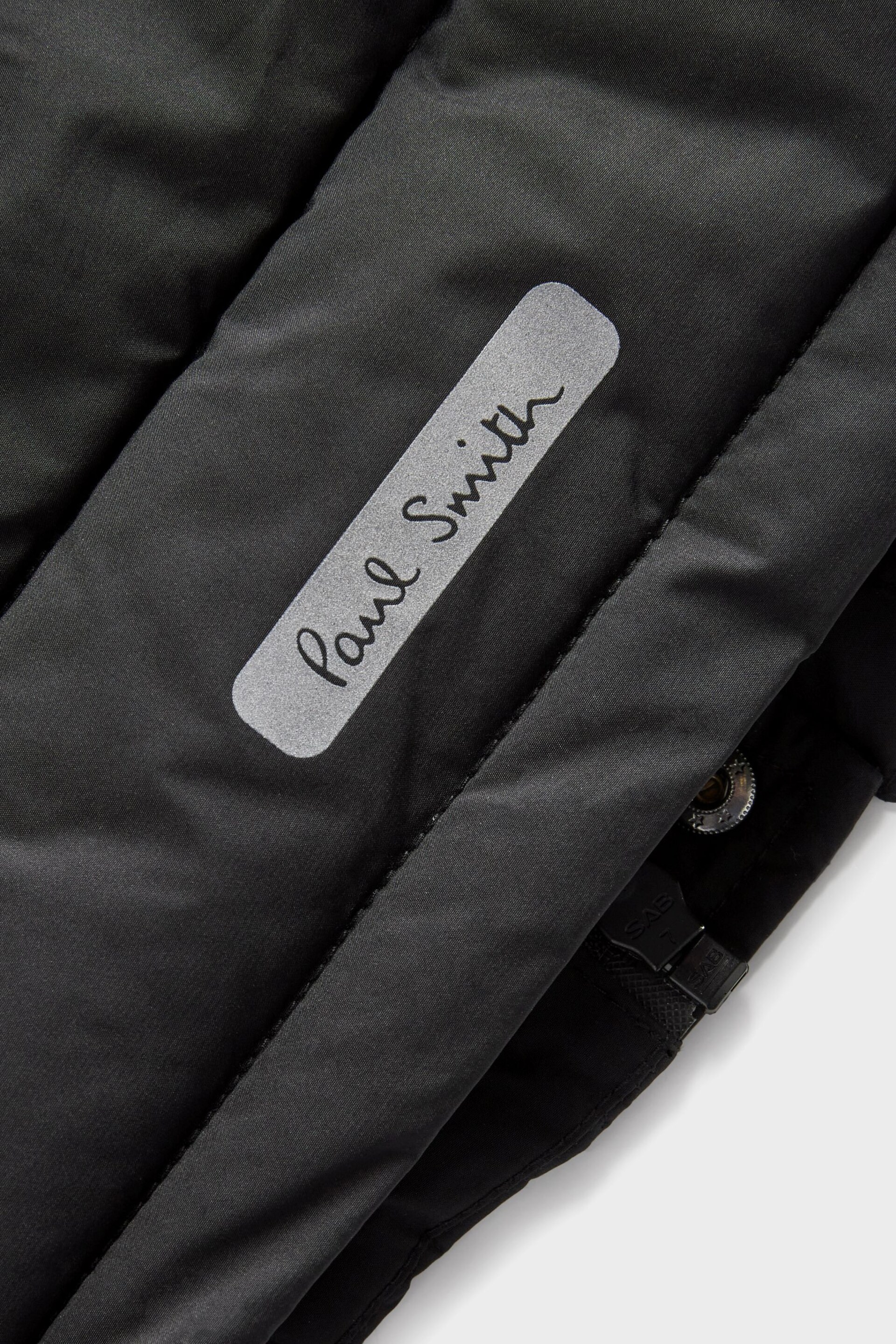 Paul Smith Junior Boys Shower Resistant Padded Longline Coat - Image 10 of 10