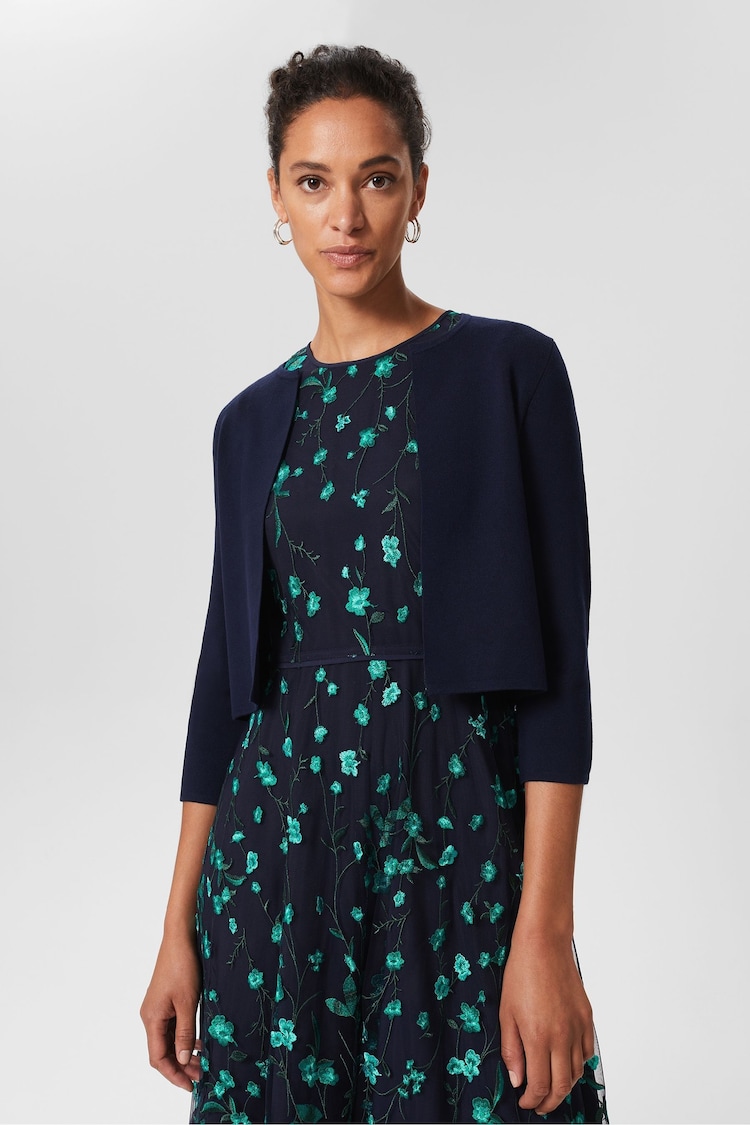 Hobbs Blue Ella Cardigan - Image 1 of 4