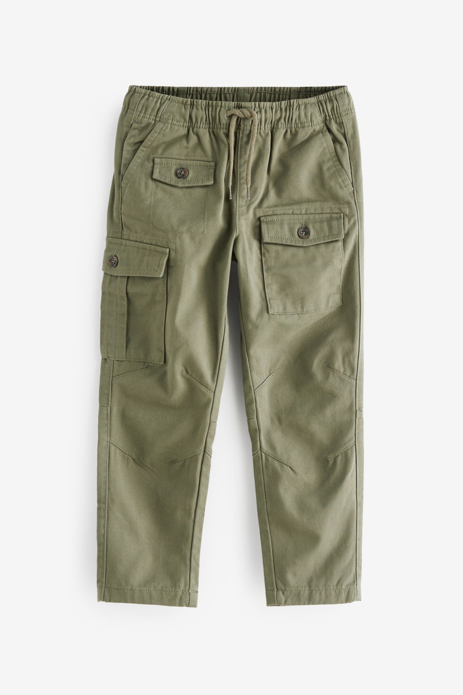 Khaki Green Cargo Trousers (3-16yrs) - Image 5 of 7