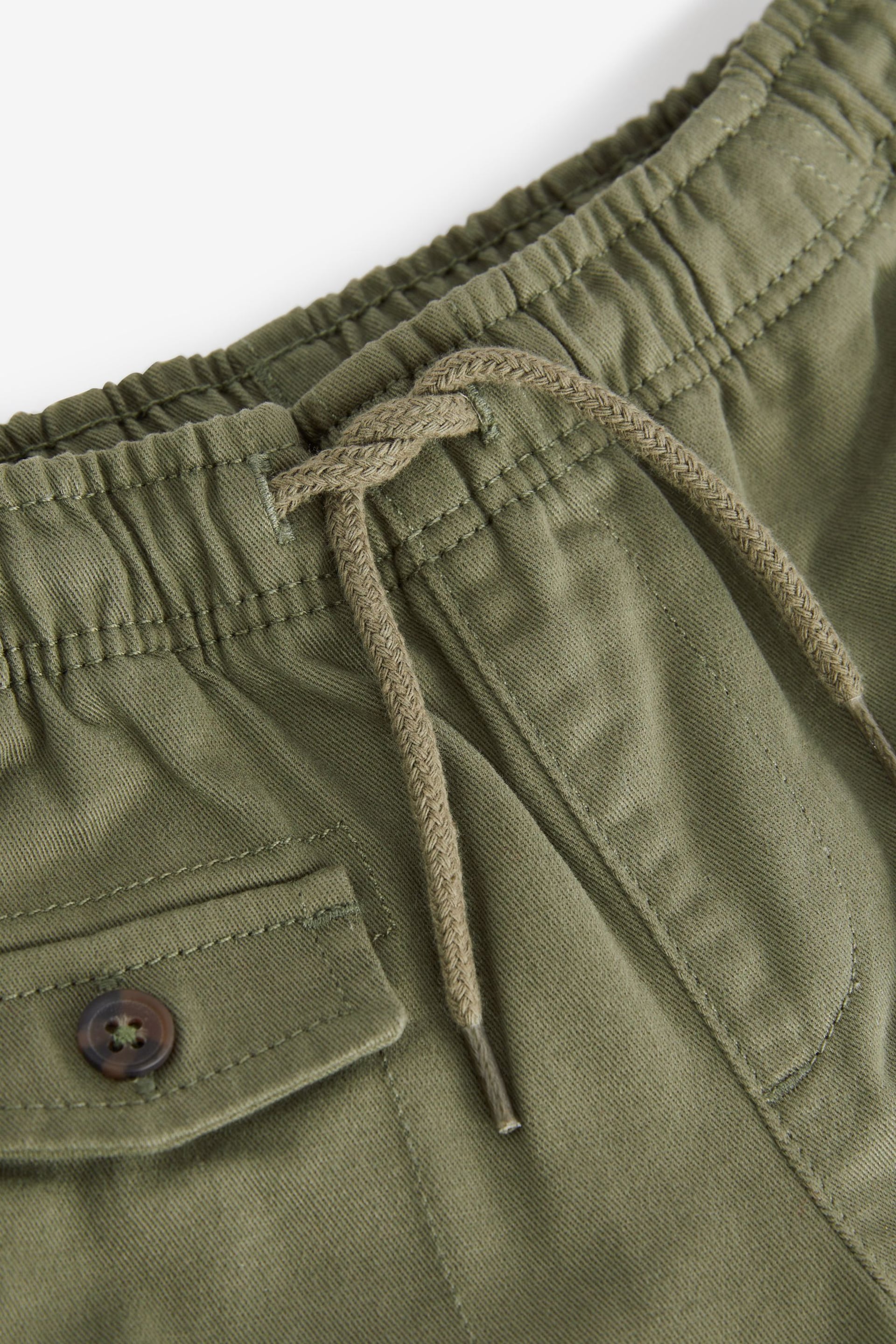Khaki Green Cargo Trousers (3-16yrs) - Image 7 of 7