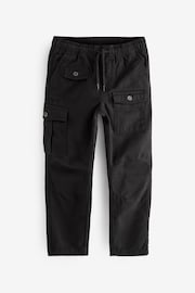 Black Cargo Trousers (3-16yrs) - Image 1 of 3