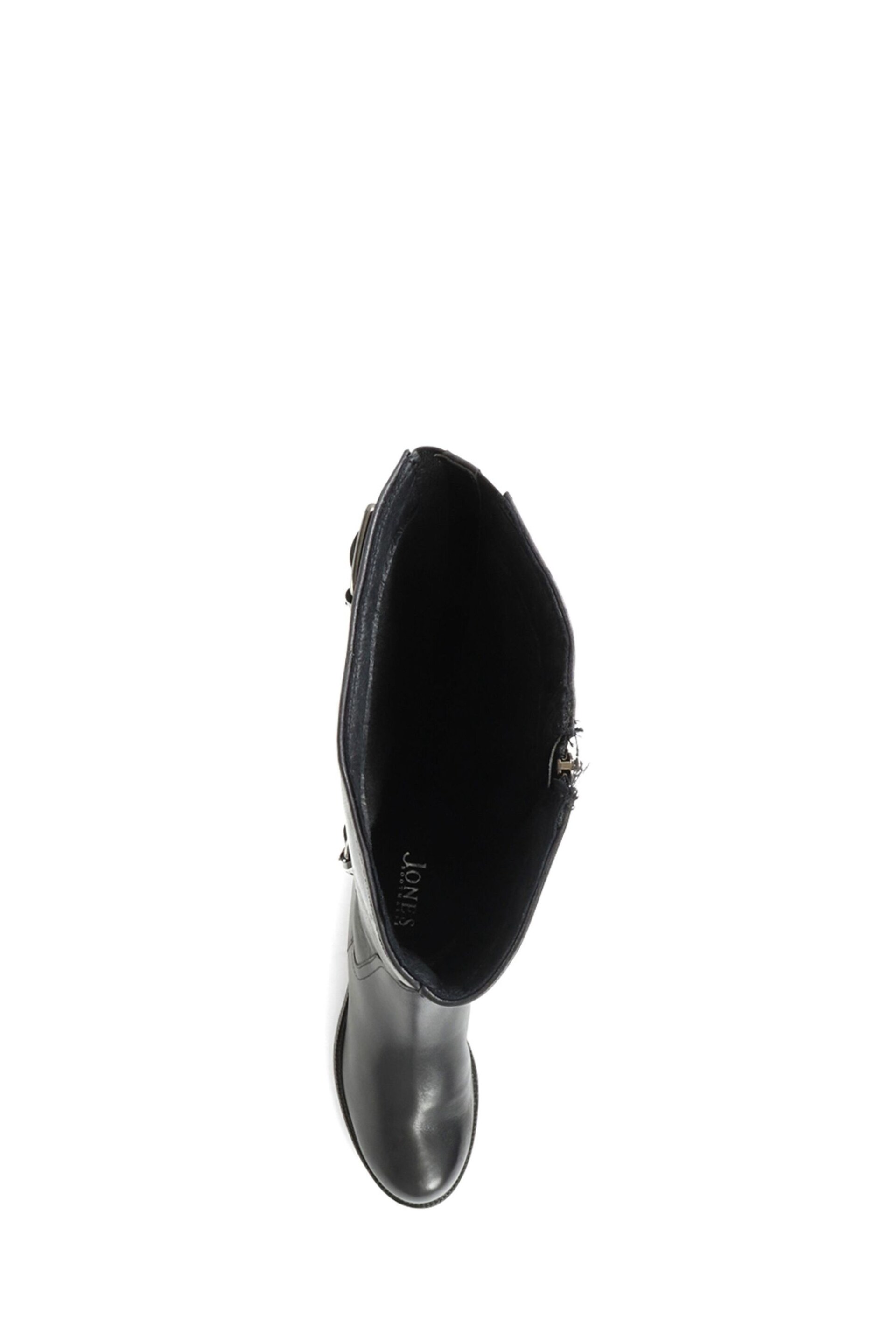 Jones Bootmaker Carrara Wide Calf Fit Leather Black Boots - Image 3 of 5
