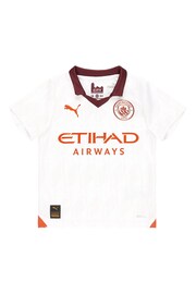 Puma White Manchester City Away 23/24 Minikit - Image 3 of 6