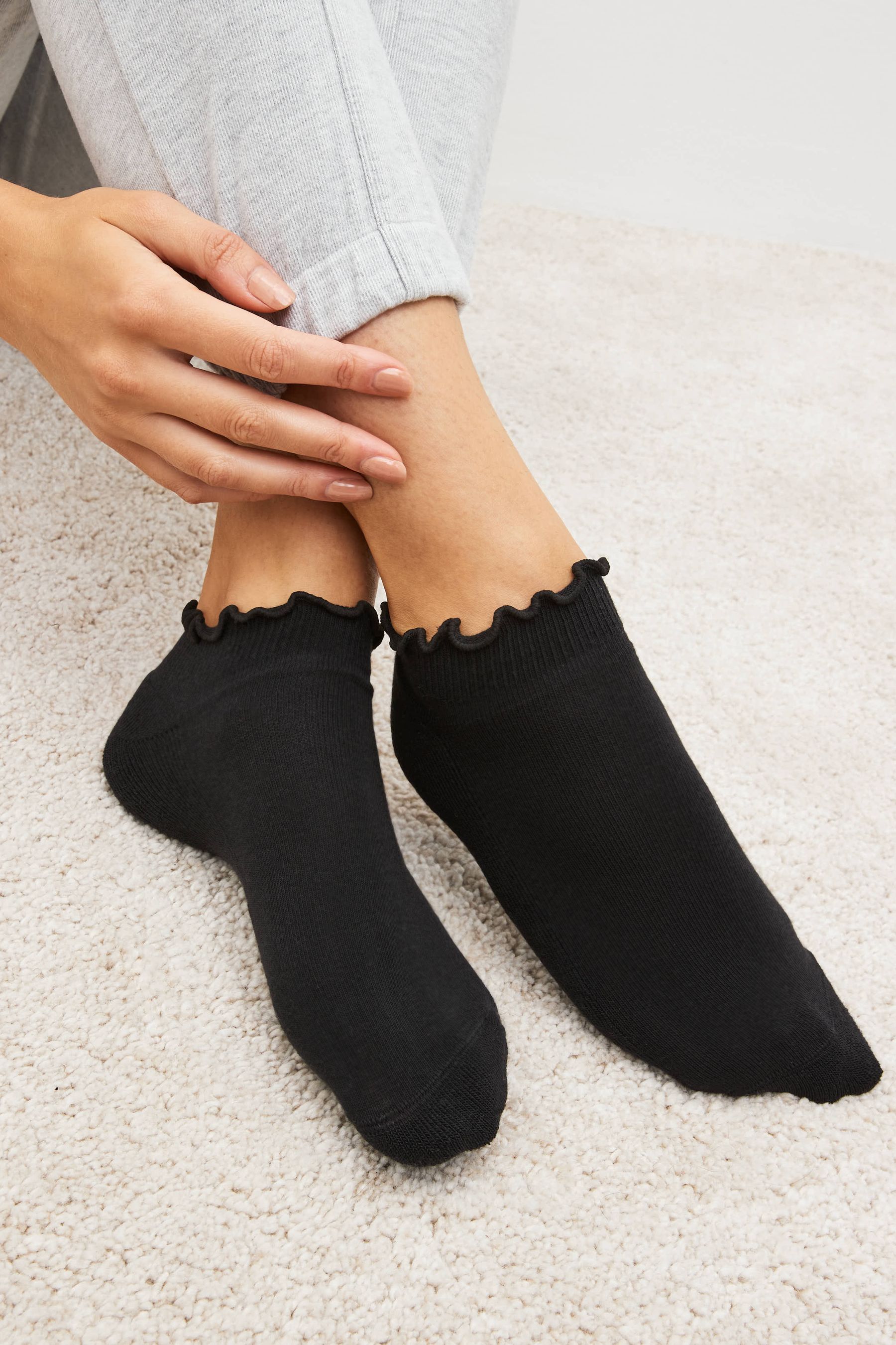 Frill trainer socks deals