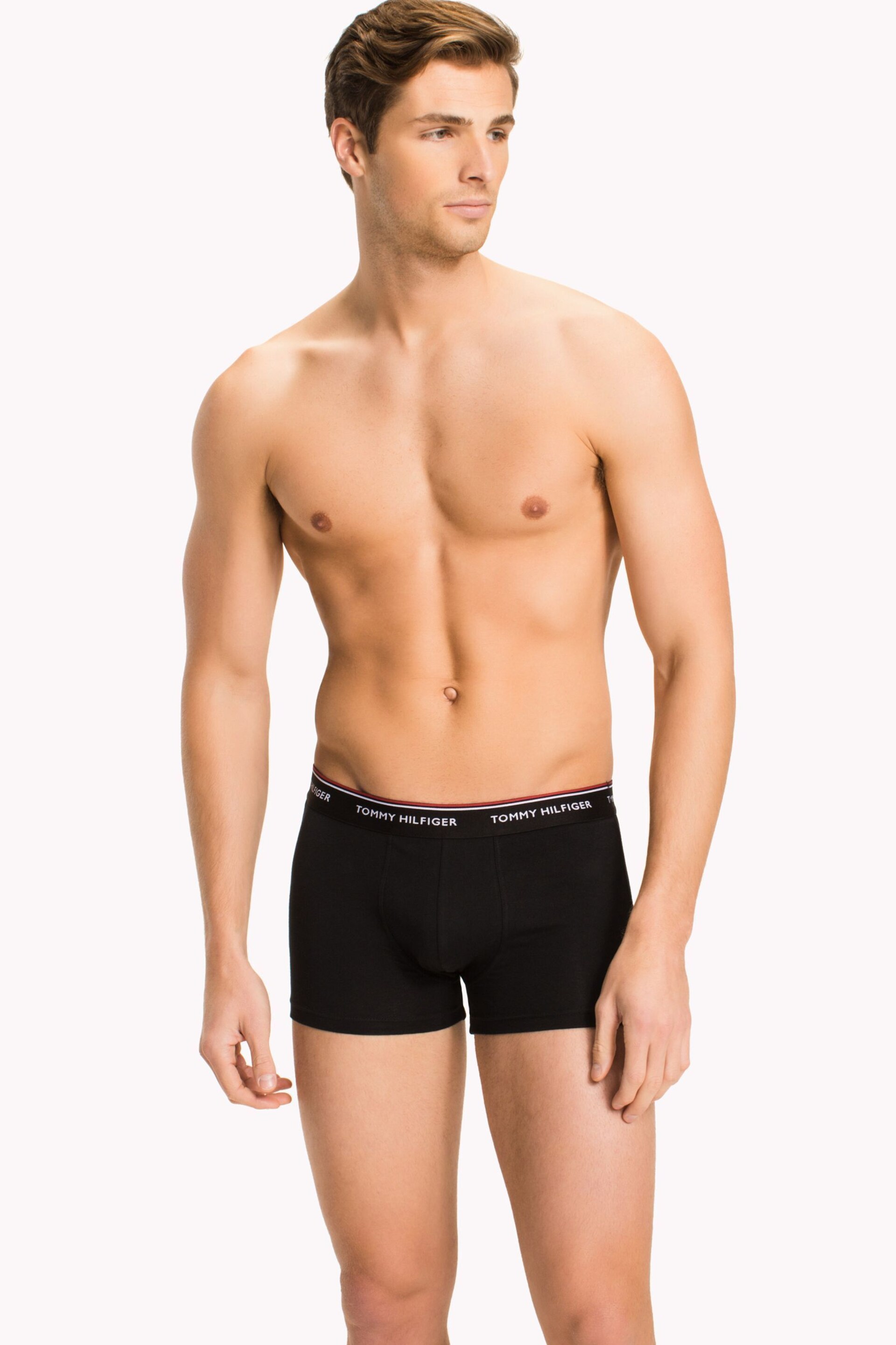 Tommy Hilfiger Black Trunks 3 Pack - Image 1 of 4