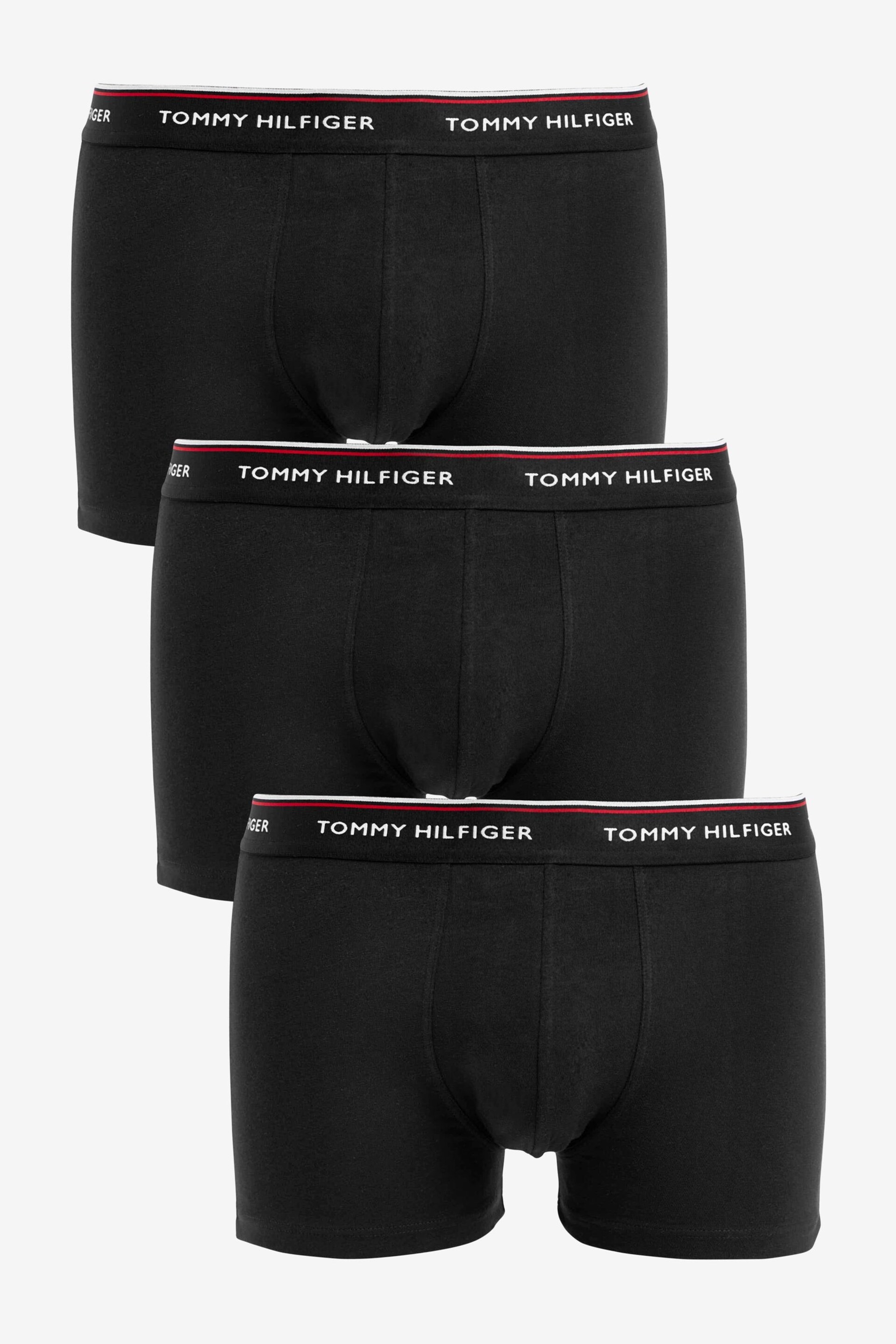 Tommy Hilfiger Black Trunks 3 Pack - Image 3 of 4