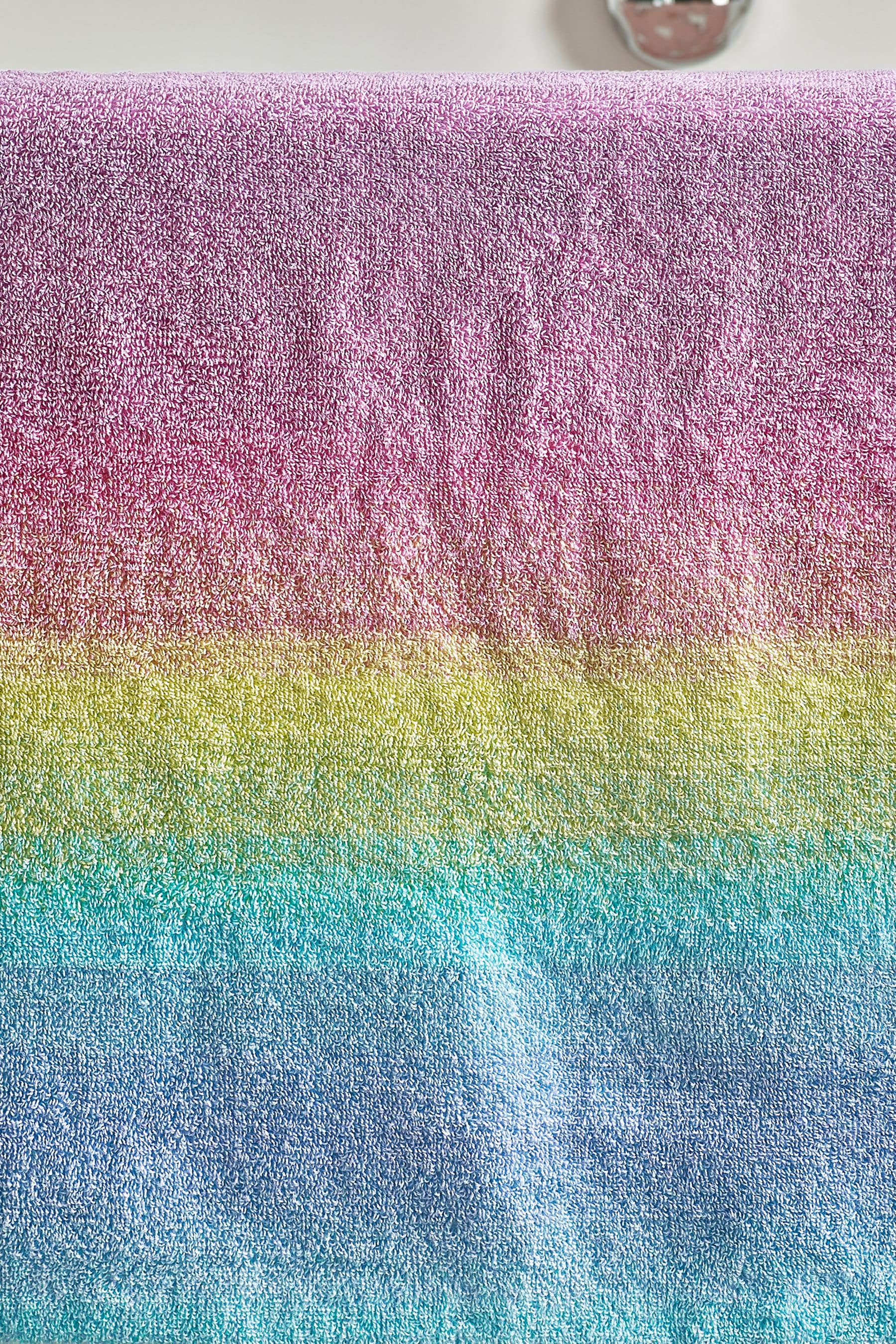 Buy Rainbow Ombre Stripe 100 Cotton Towel from Next Ireland