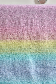 Rainbow Ombre Stripe 100% Cotton Towel - Image 2 of 2