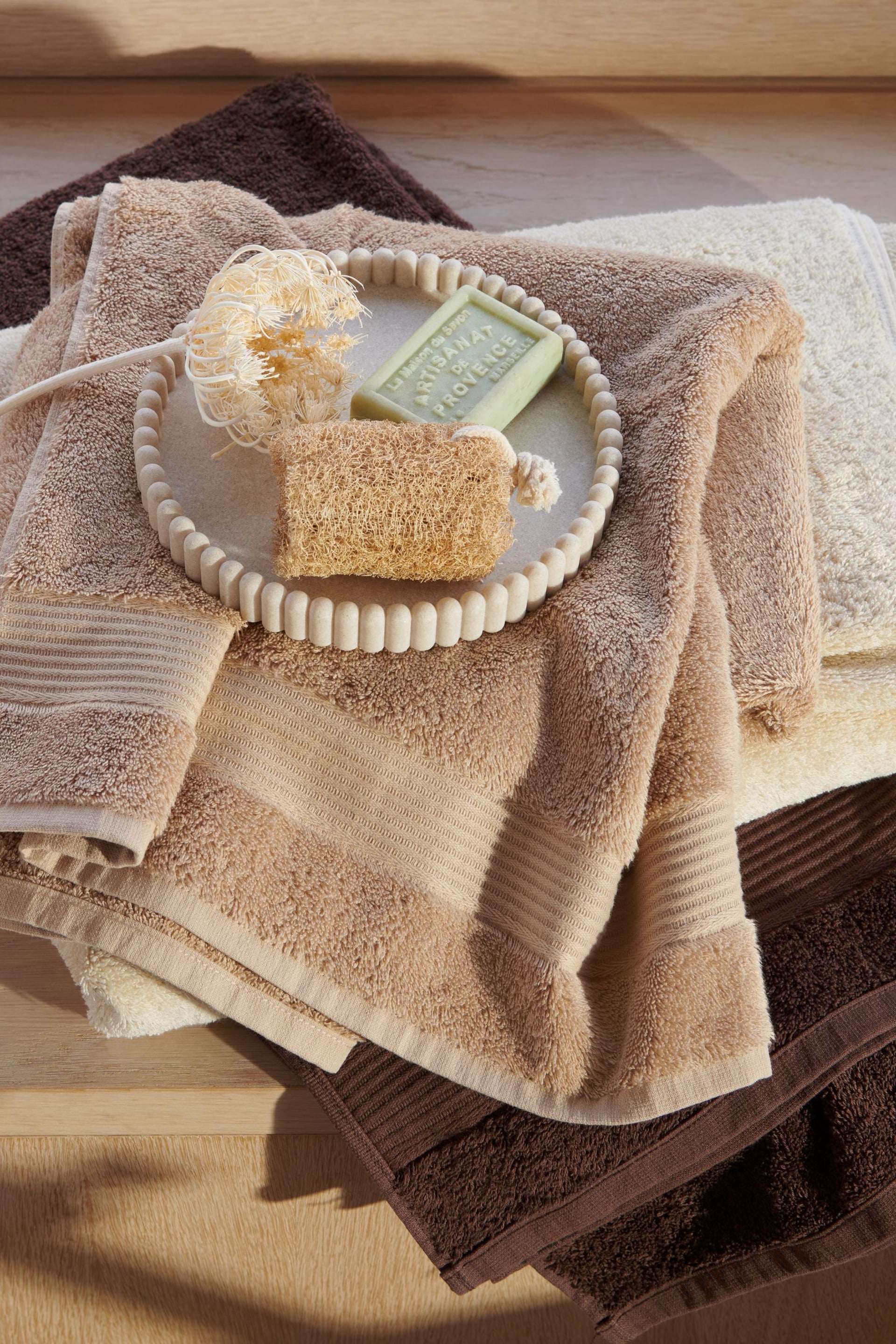 Brown Chocolate Egyptian Cotton Towel - Image 2 of 4