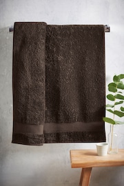 Brown Chocolate Egyptian Cotton Towel - Image 3 of 4