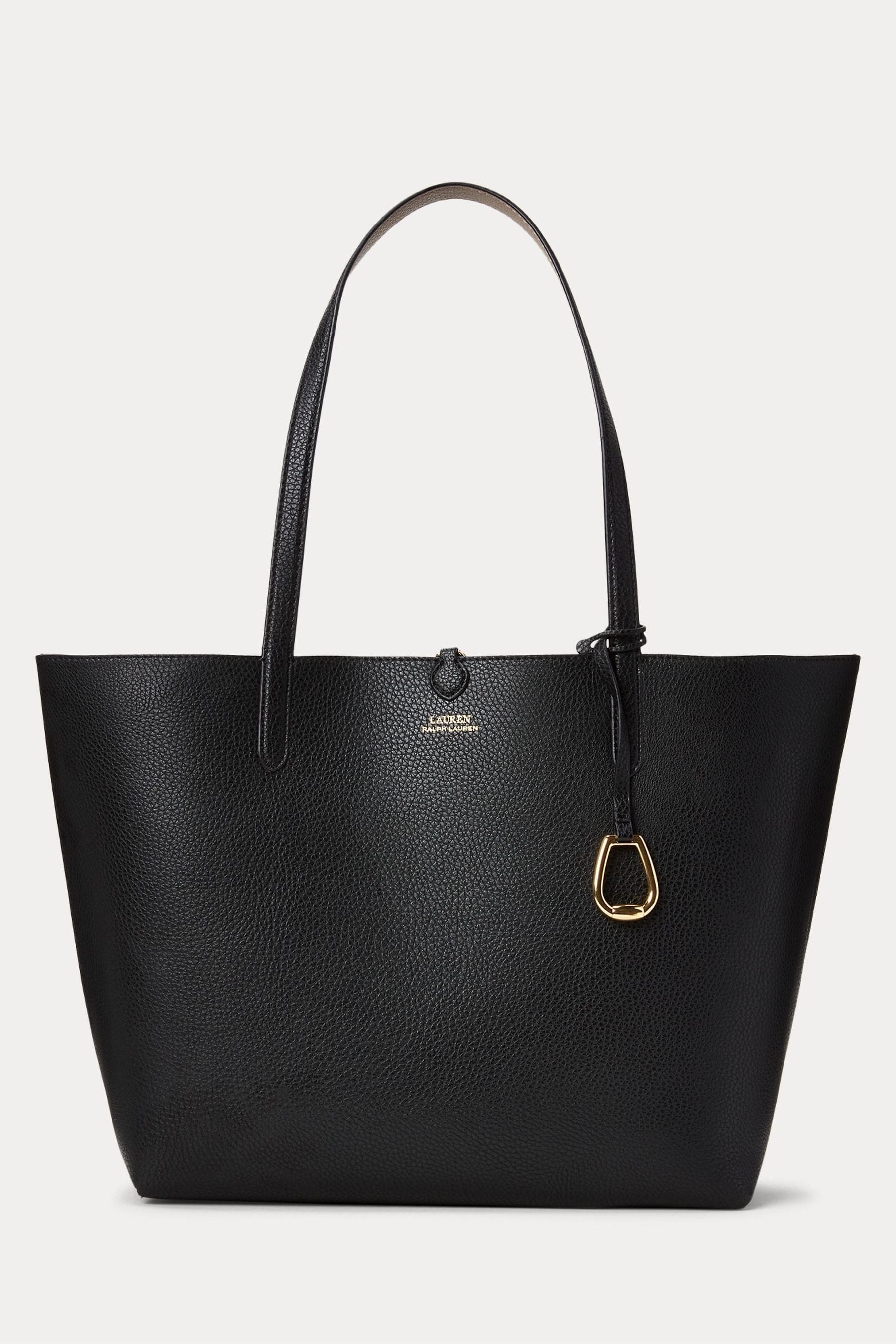 Reversible faux leather tote cheap