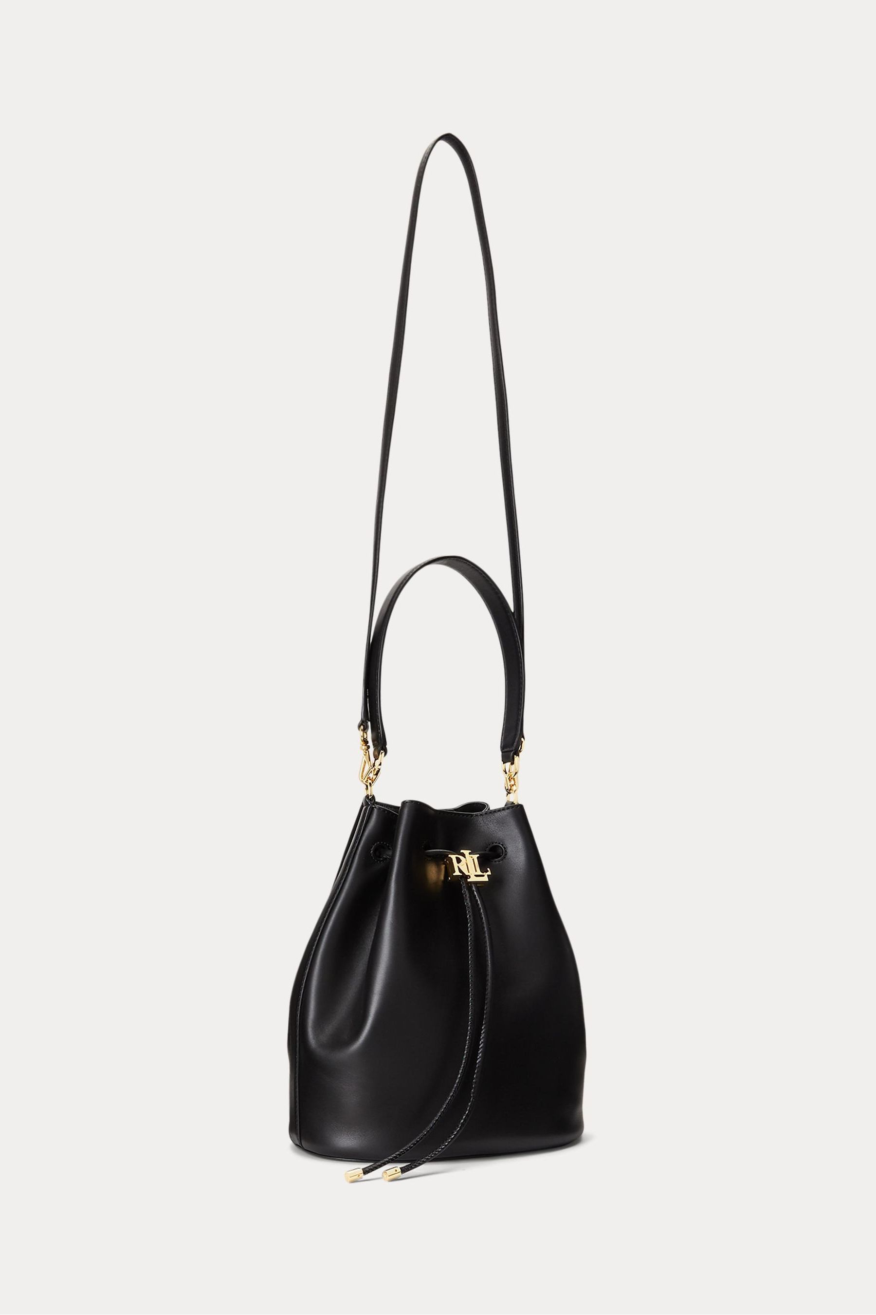Buy Lauren Ralph Lauren Andie Leather Drawstring Bag from Next Luxembourg