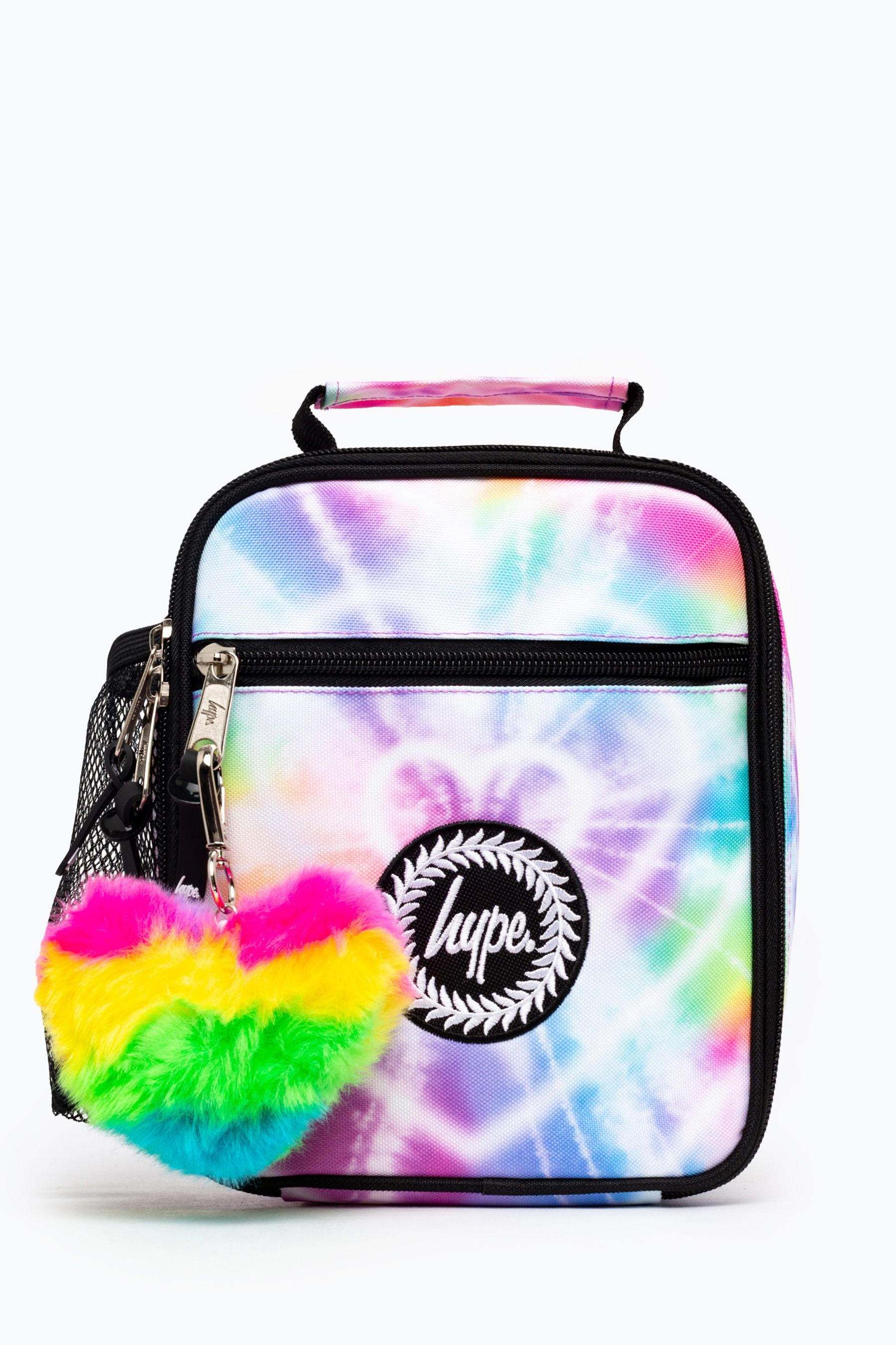 Hype. Purple Rainbow Heart Tie Dye Lunch Box