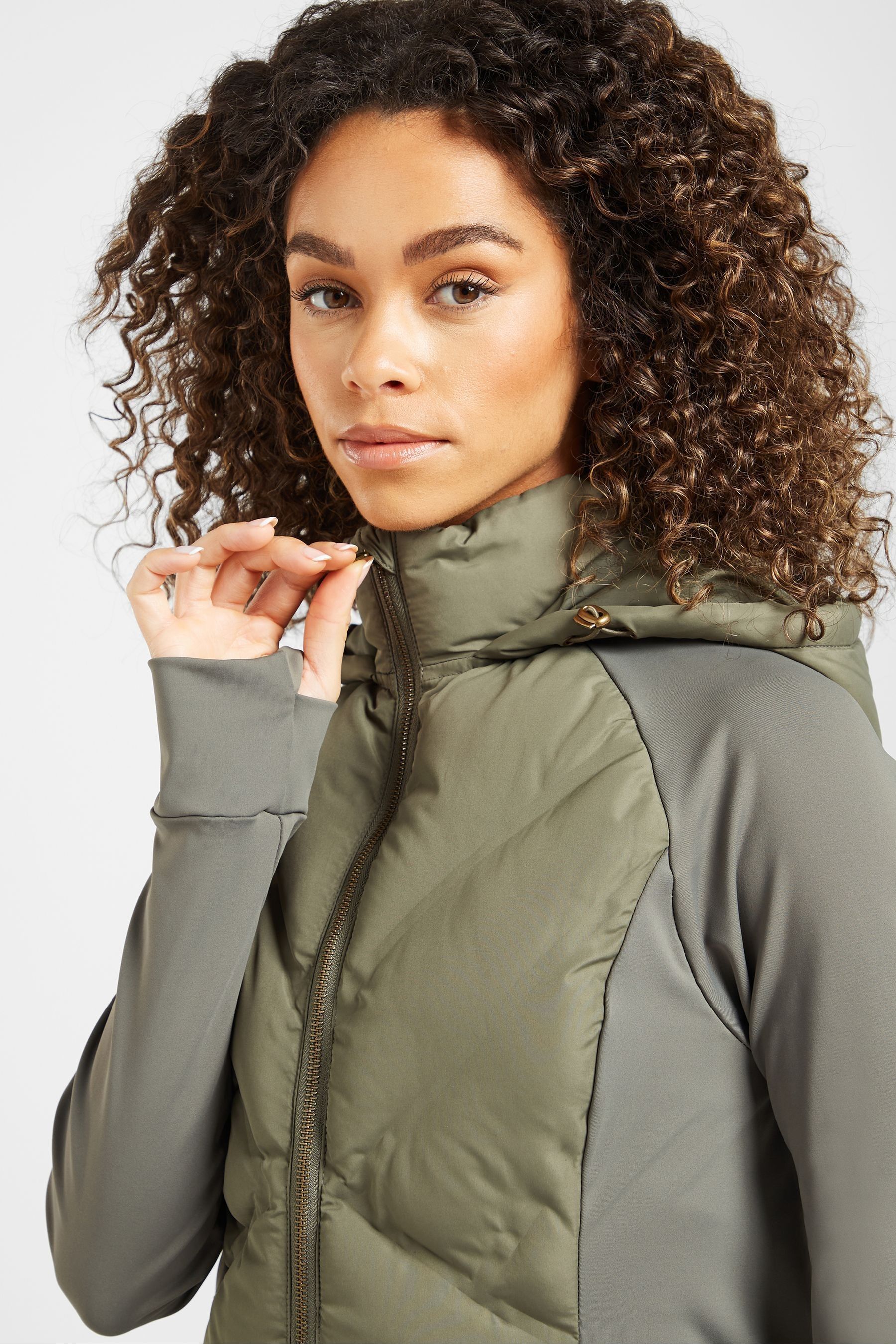 Buy Elle Sport Green Hybrid Jacket from Next Ireland