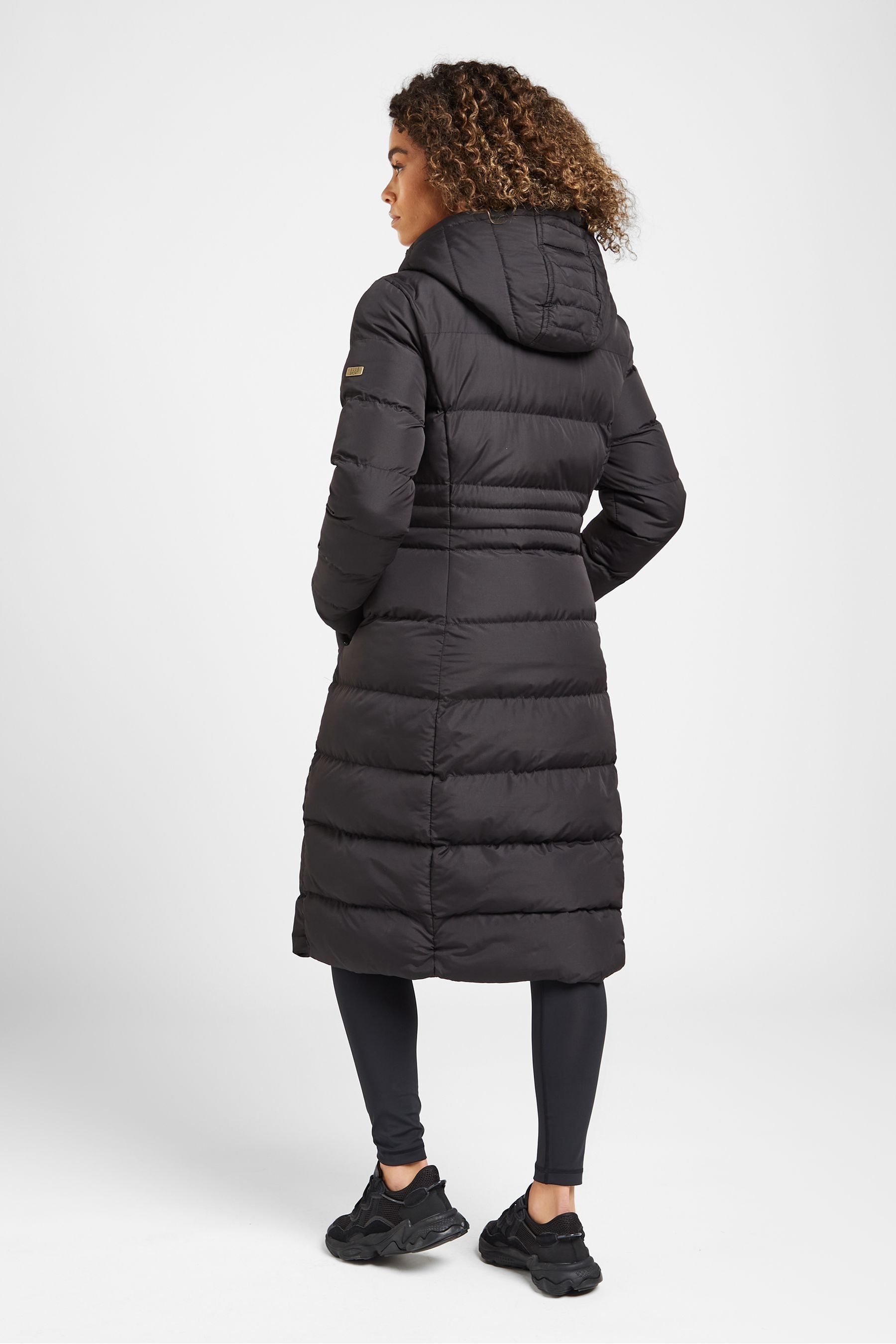 Buy Elle Sport Cocoon Hood Quilted Black Jacket from Next Ireland