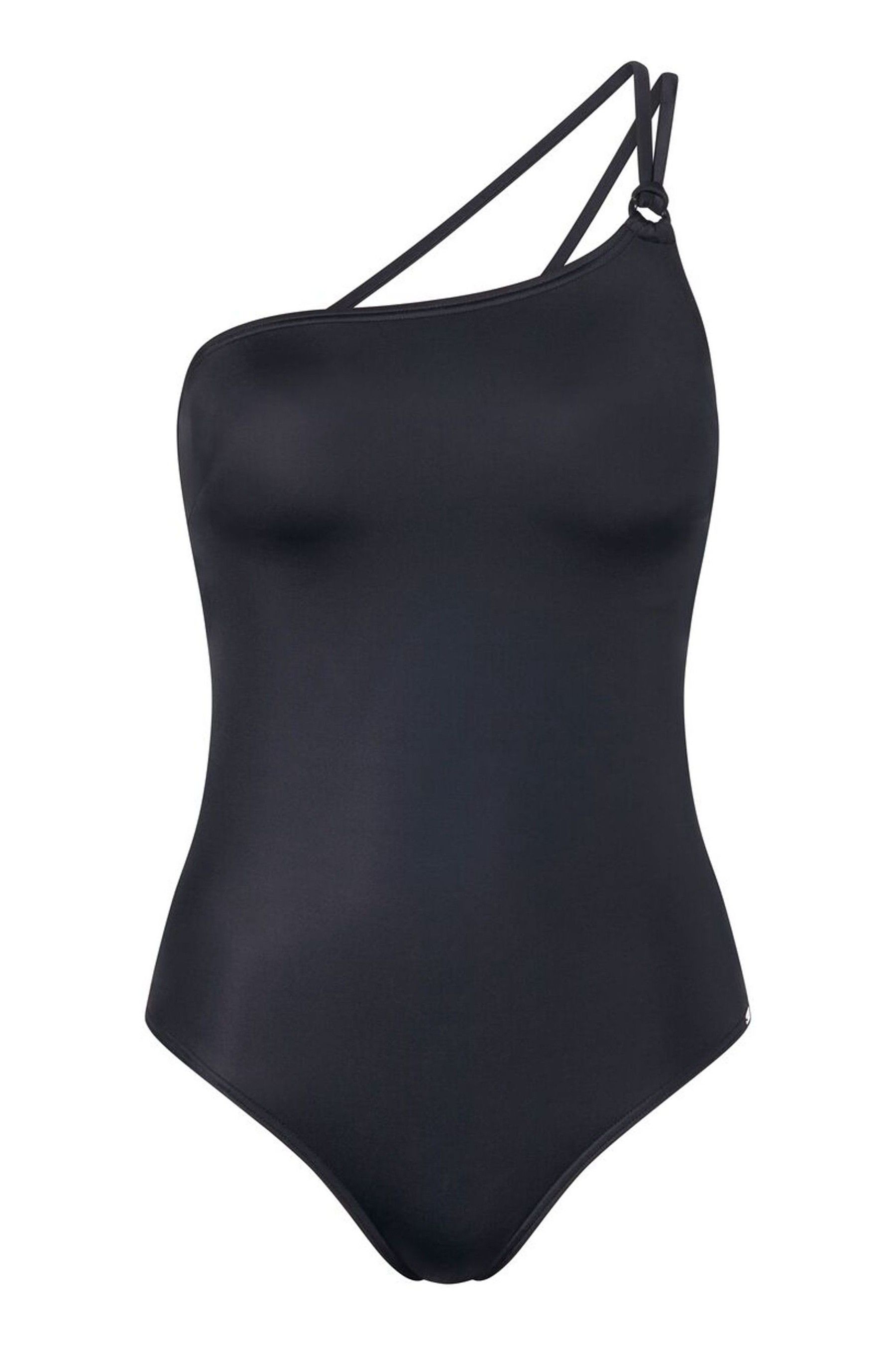 One shoulder padded swimsuit top