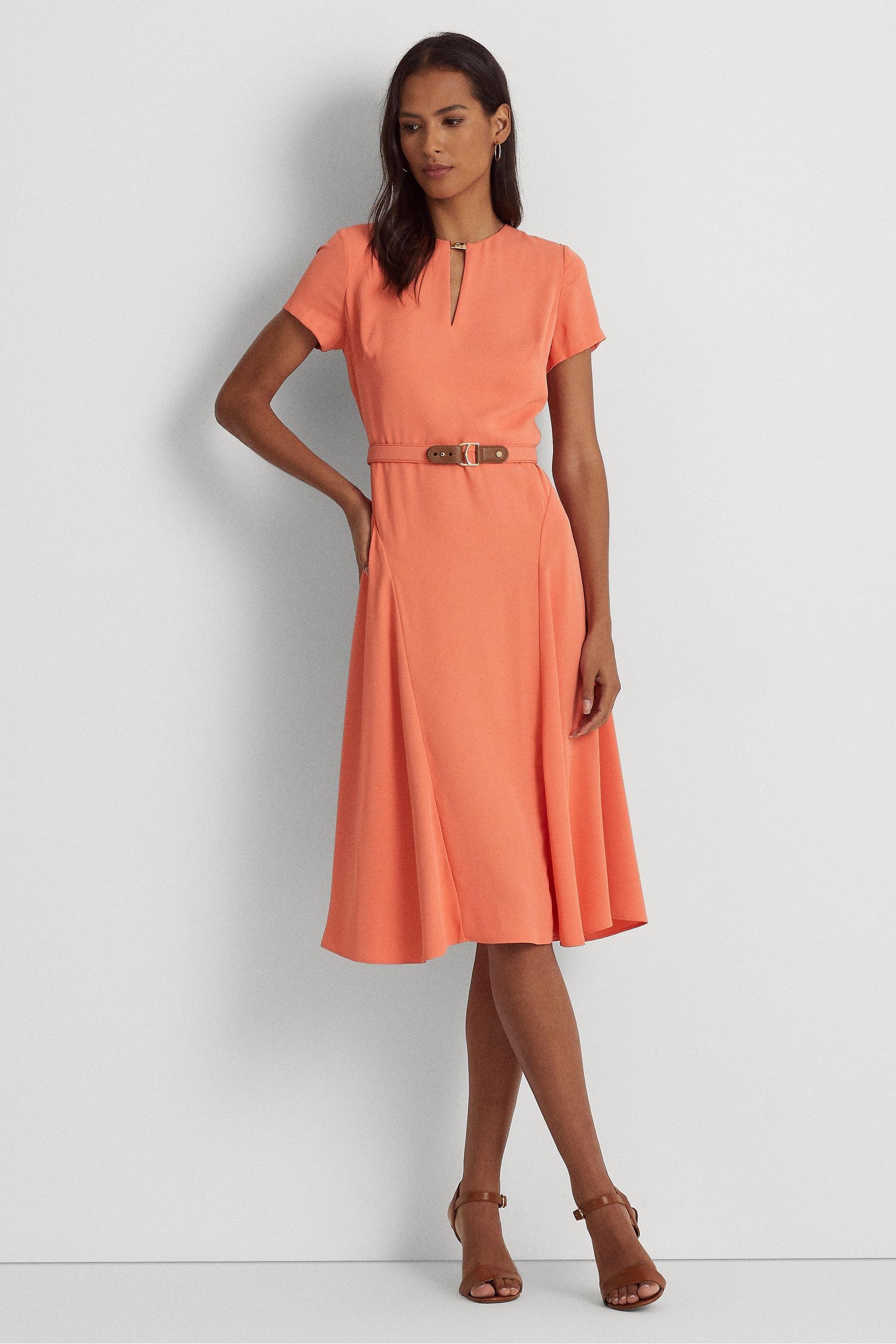 Ralph lauren coral dress store