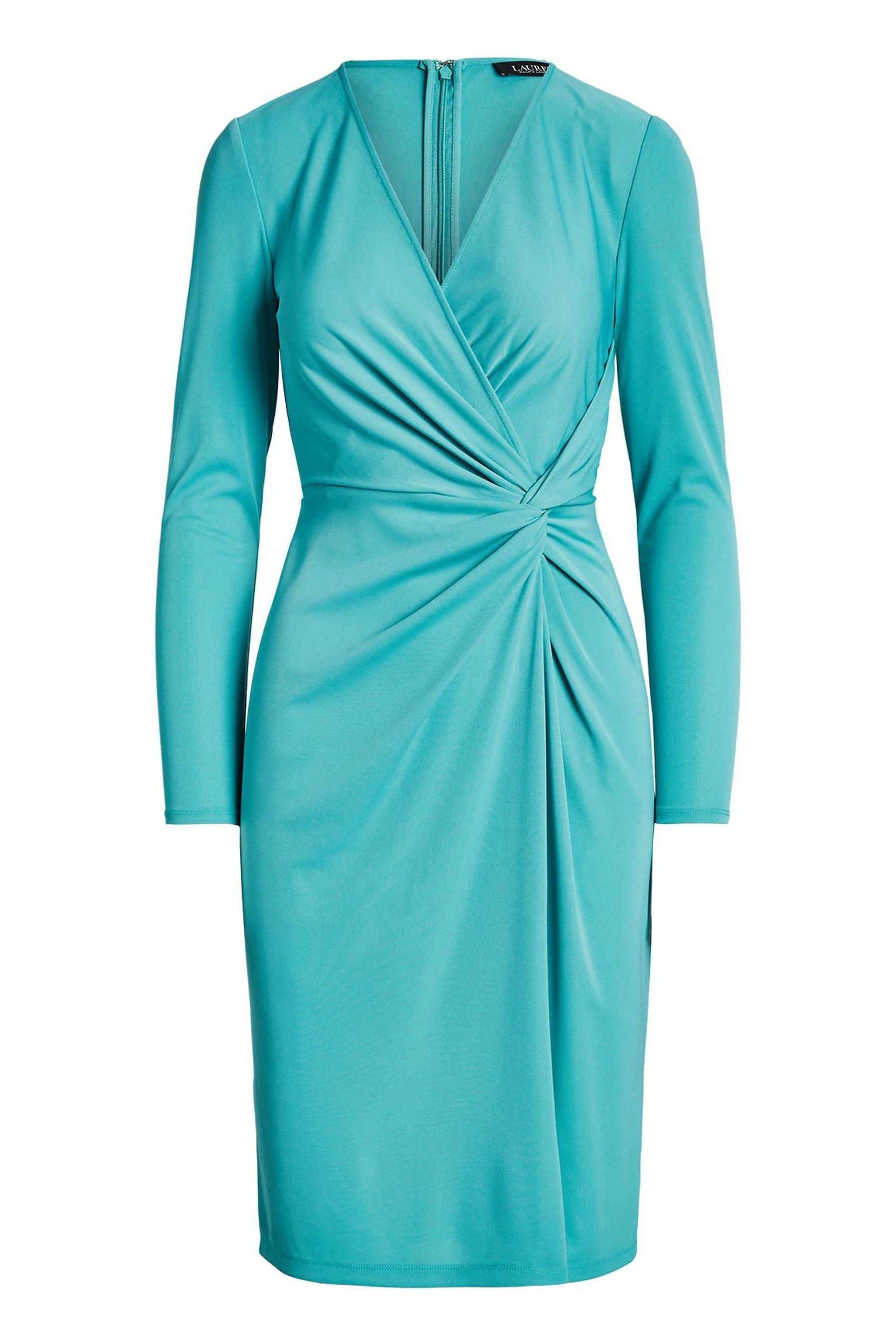 Ralph lauren teal dress top