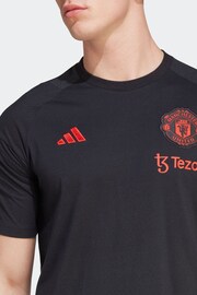 adidas Black Manchester United Tiro 23 Training T-Shirt - Image 4 of 9