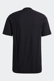 adidas Black Manchester United Tiro 23 Training T-Shirt - Image 8 of 9