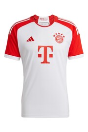 adidas White FC Bayern 23/24 Kids Home Jersey - Image 2 of 6