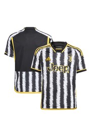 adidas Black Juventus 23/24 Home Kids Jersey - Image 1 of 3