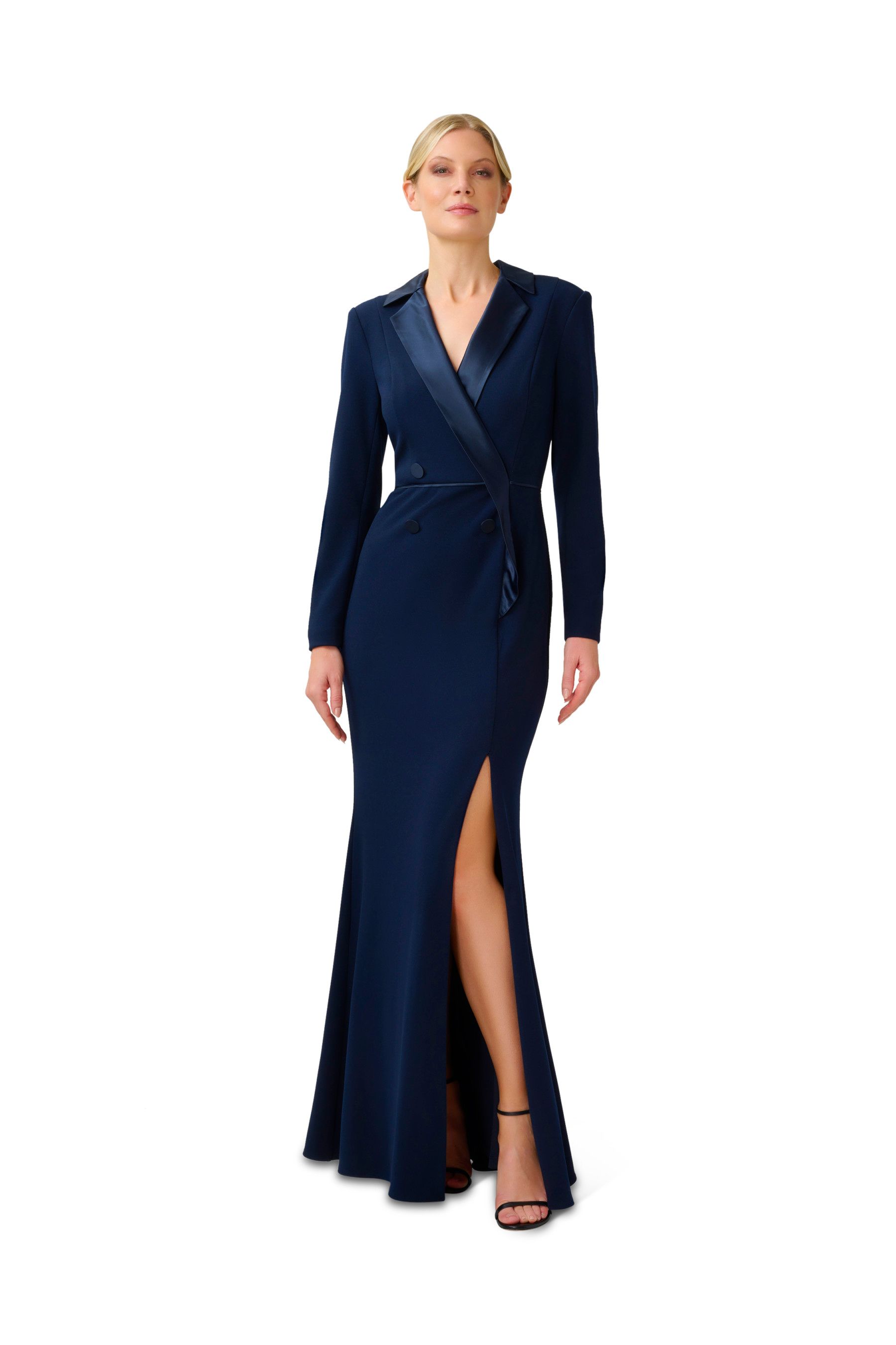 Adrianna papell tuxedo dress 2025
