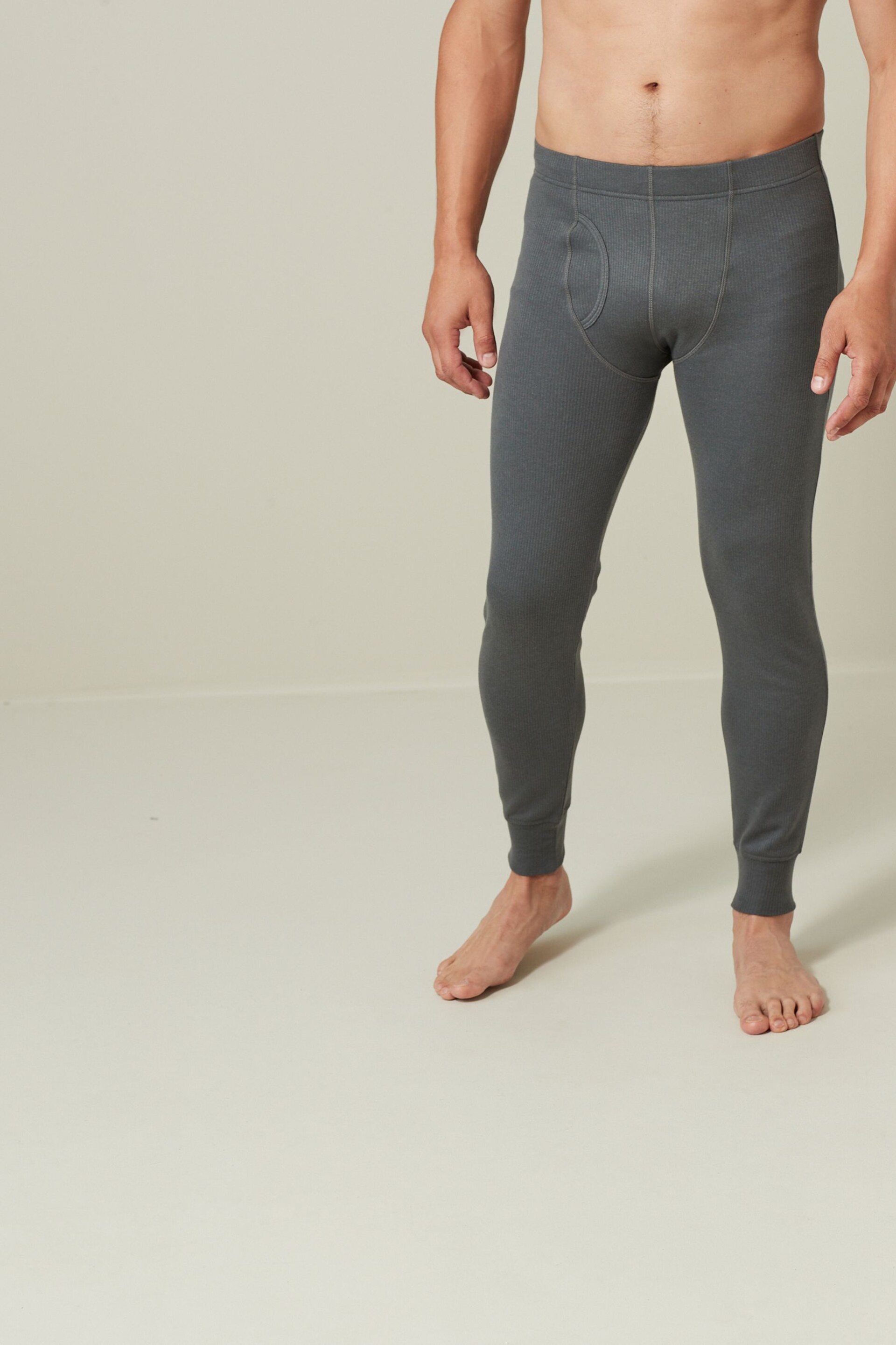 Grey 2 Pack Thermal Leggings - Image 6 of 12