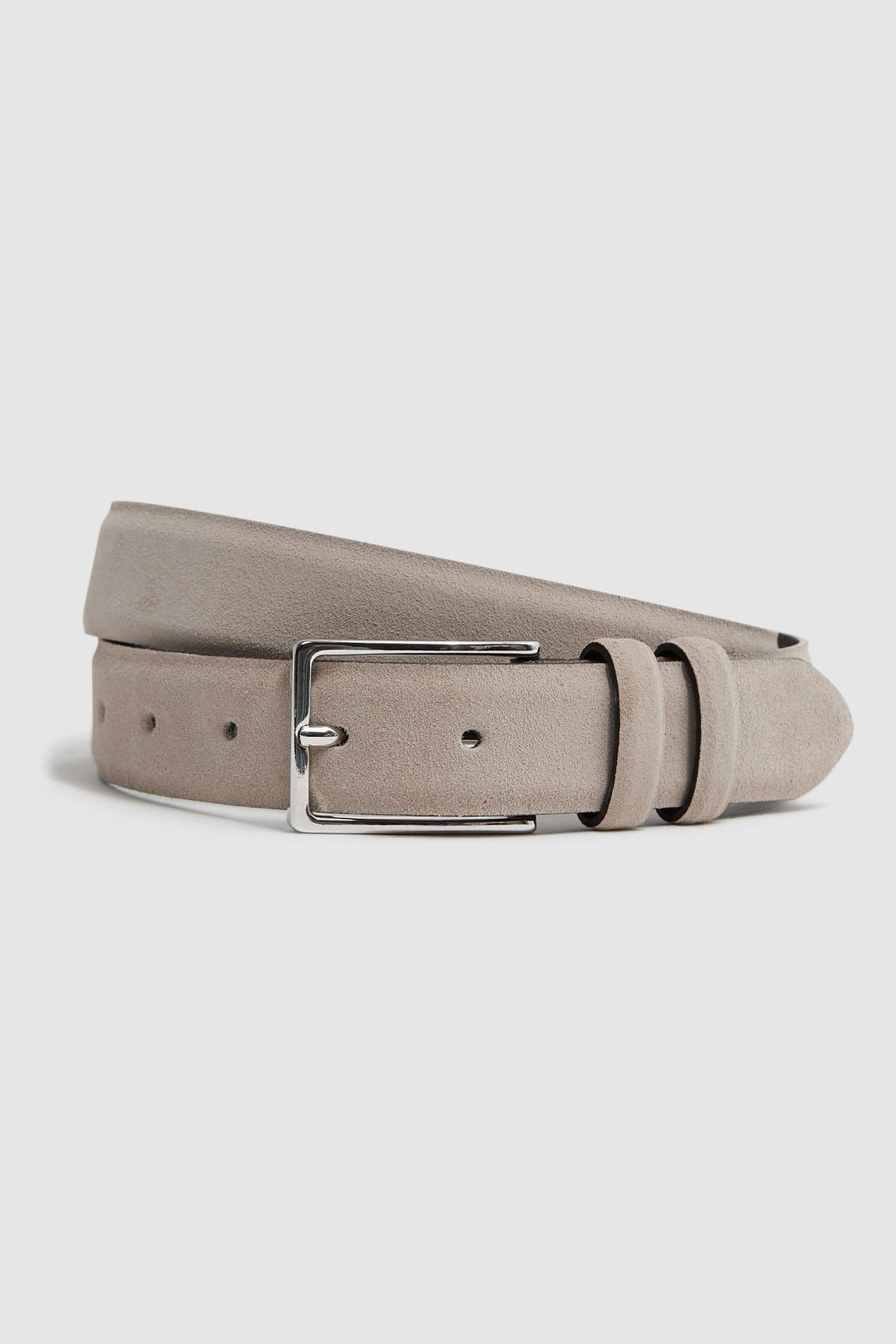 Buy Reiss Stone Dante Suede Belt from Next Luxembourg