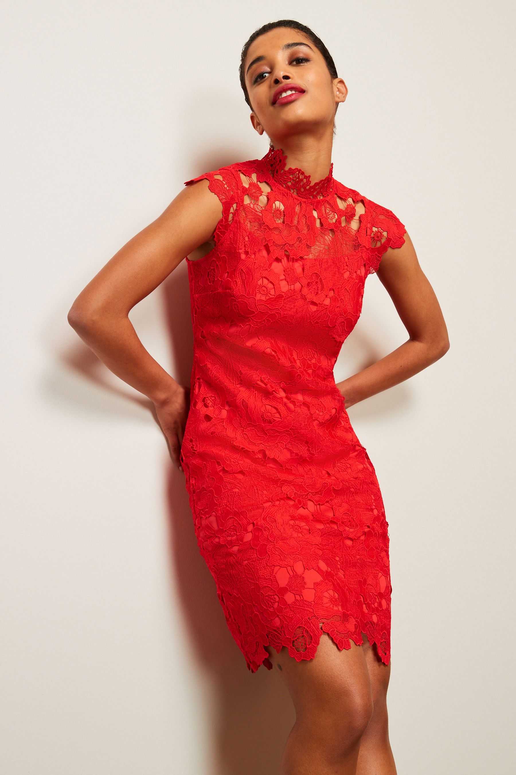 Next red shift dress sales