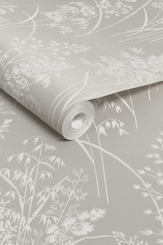 Taupe Brown Leaf Sprigs Wallpaper - Image 4 of 4