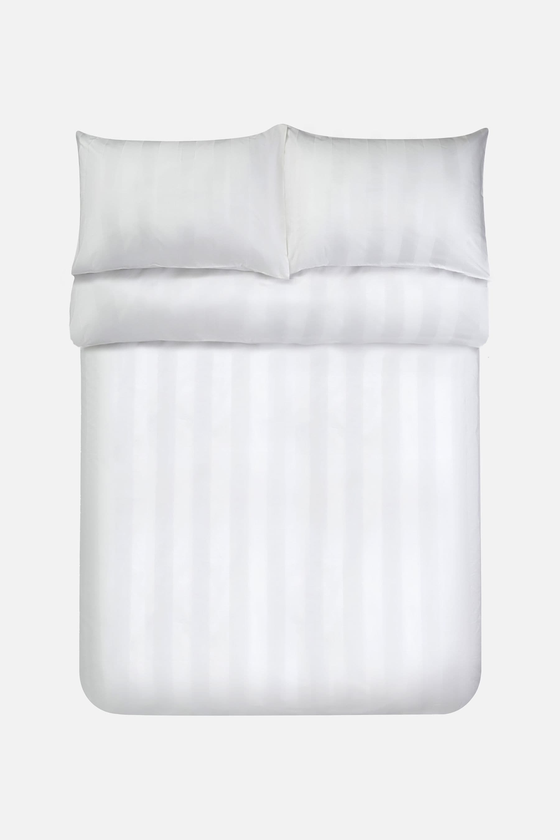 Buy Jasper Conran White 500 Thread Count Satin Stripe 100 Cotton Pillowcase from the Next UK online shop