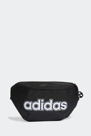 adidas Black Classic Foundation Waist Bag - Image 1 of 3