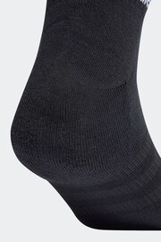 adidas Dark Black Cushioned Sportswear Ankle Socks 3 Pack - Image 4 of 4