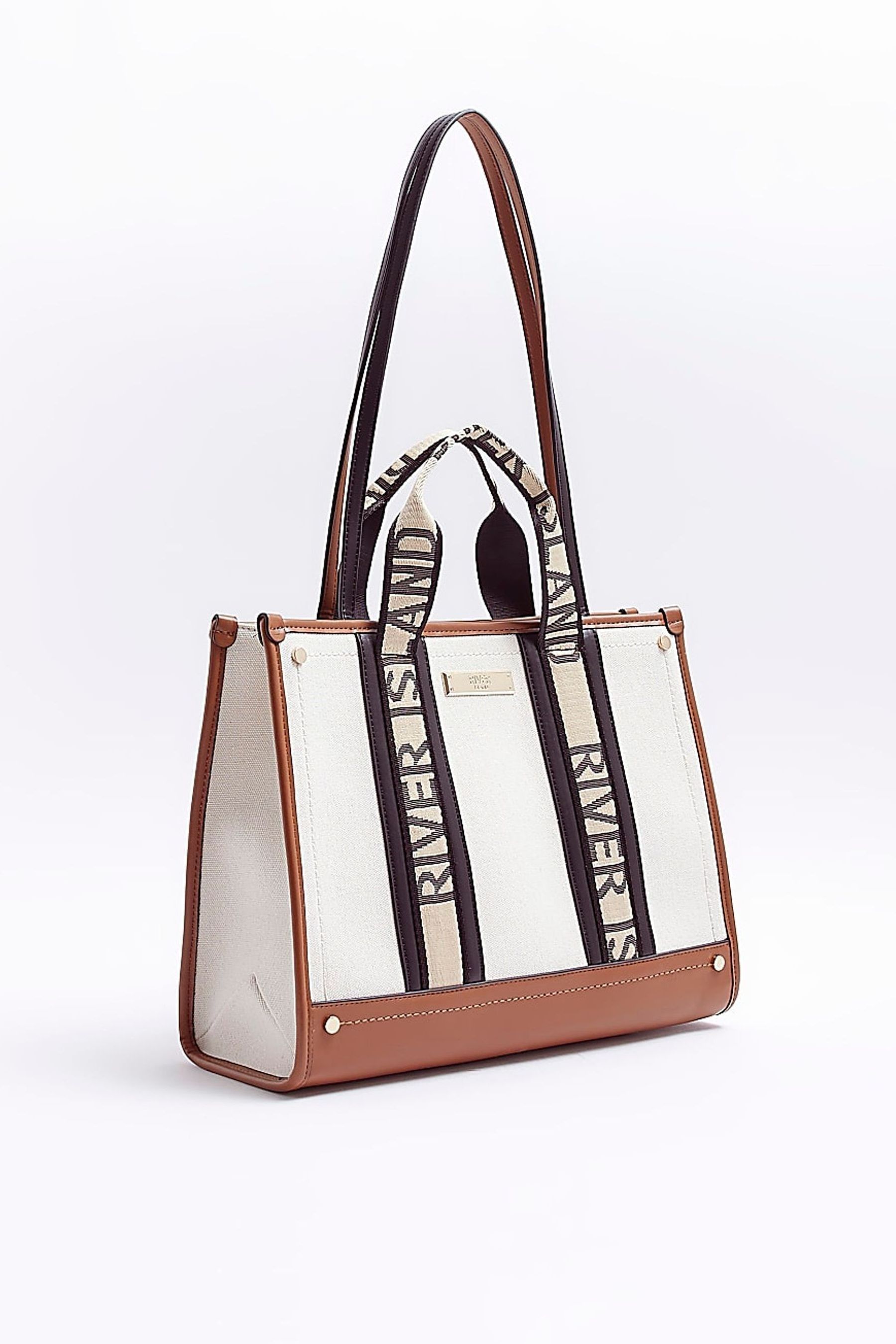 River island canvas bag on sale